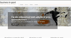 Desktop Screenshot of businessinsport.dk